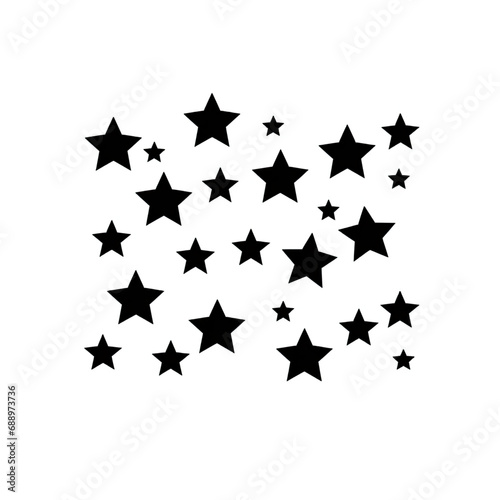 Stars White background 