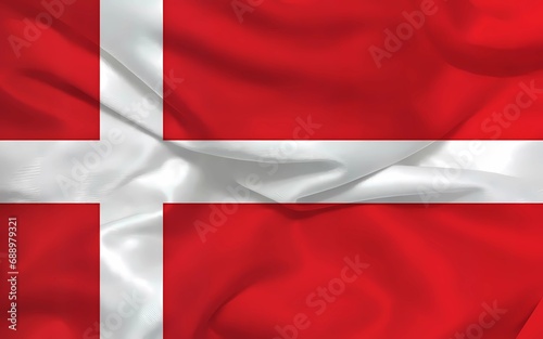 Denmark 3d background flag