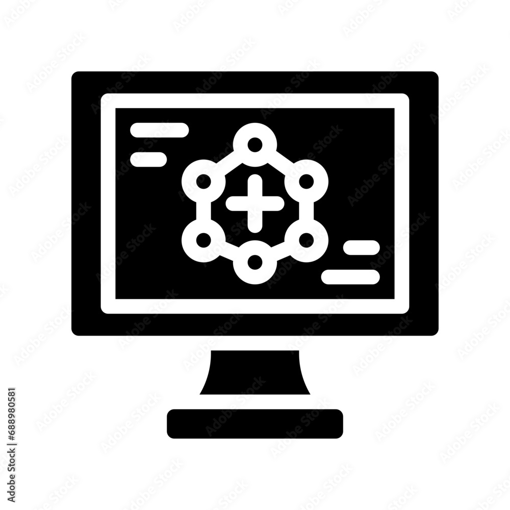 computer glyph icon computer glyph icon