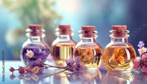 Perfume Oil bottles or Aroma Therapy photo