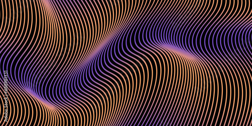 Technology abstract lines on white background. Undulate Grey Wave Swirl  frequency sound wave  twisted curve lines with blend effect abstract vektor colorful lines 