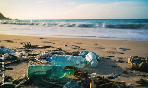 A Beach Overflowing with Pollution: The Devastating Impact of Plastic Waste on Our Oceans