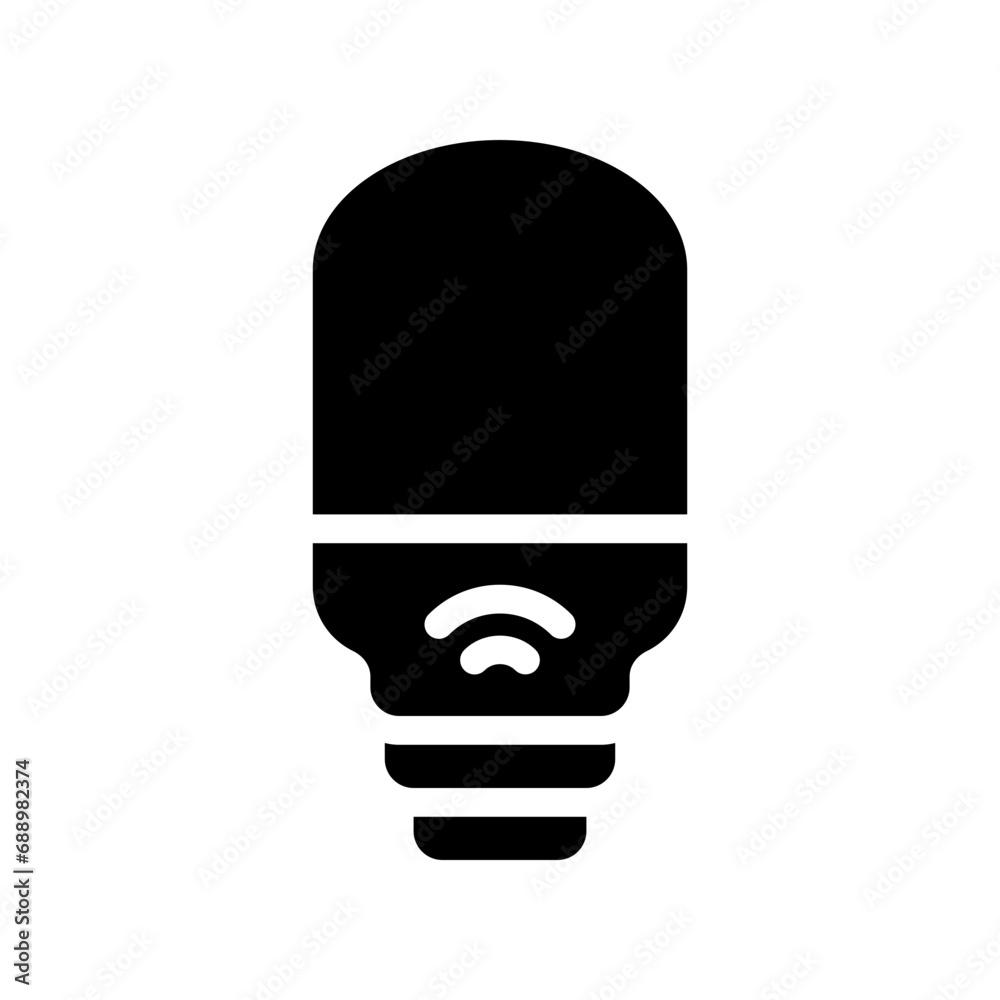 light bulb glyph icon