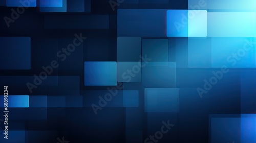 abstract blue squares background .Bright BLUE lines pattern in square style. Decorative design in abstract style with rectangles. photo
