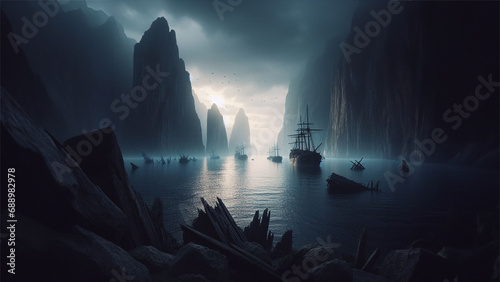 Ship graveyard