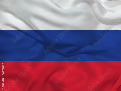 Russia 3d background flag