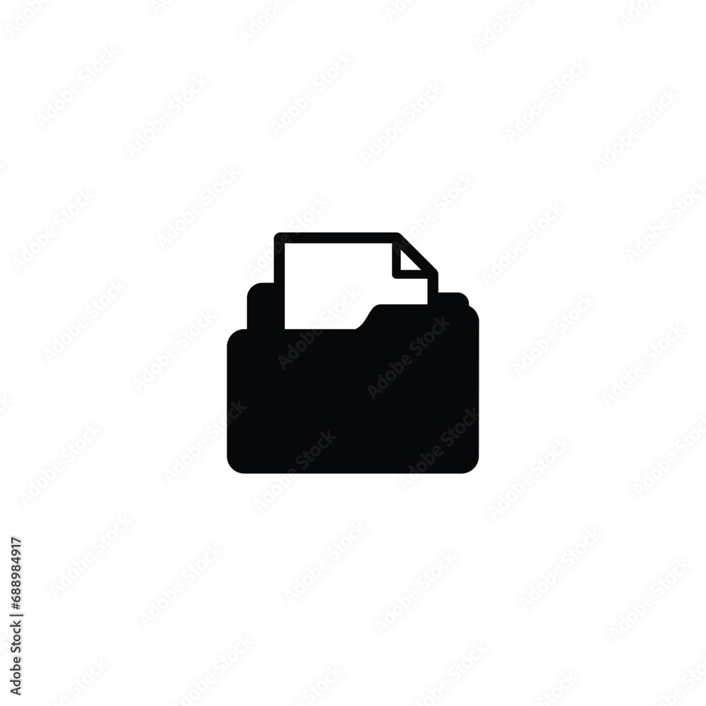 Folder icon vector for web site Computer and mobile app Folder icon vector for web site Computer and mobile app