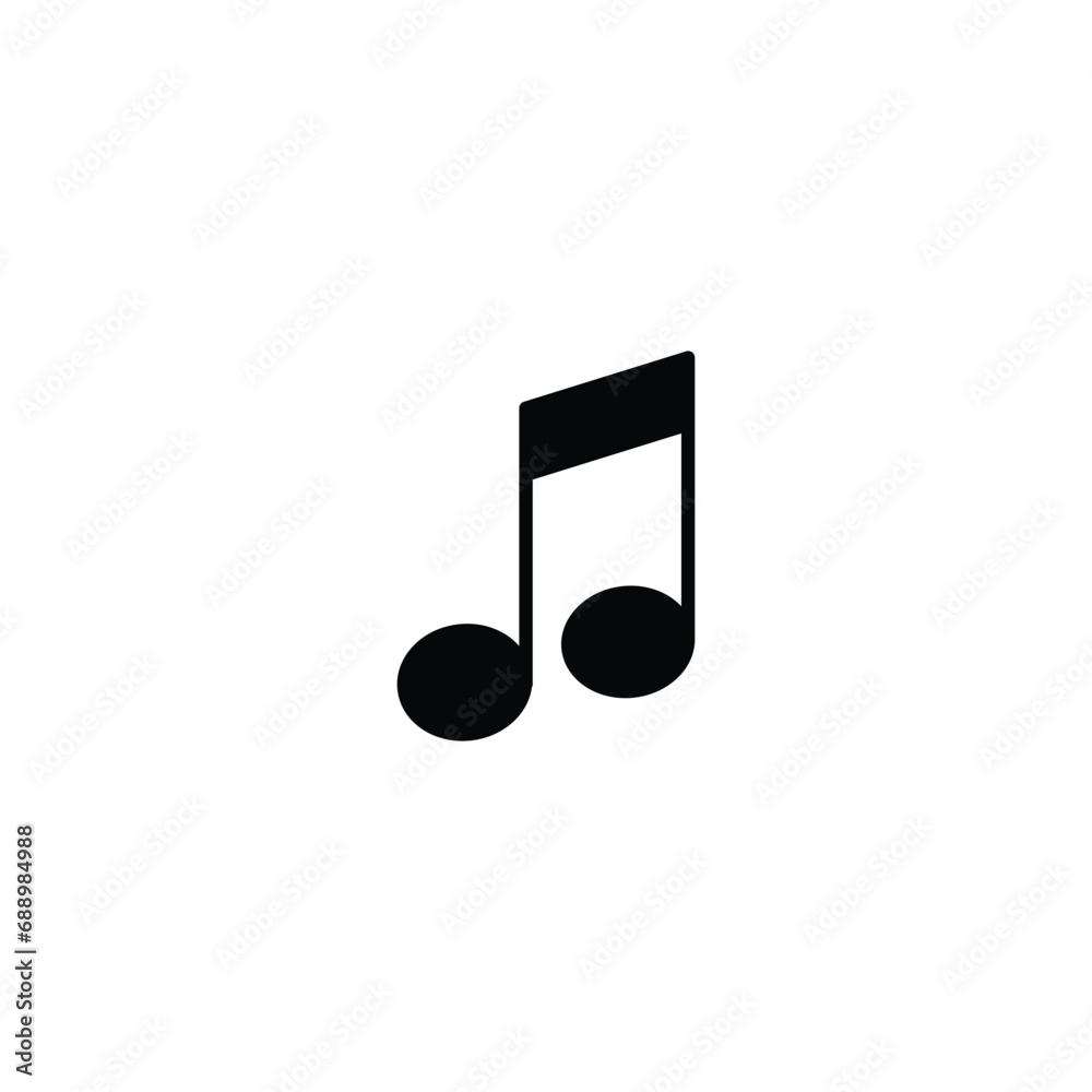 Music icon, music sign vector for web site Computer and mobile app Music icon, music sign vector for web site Computer and mobile app