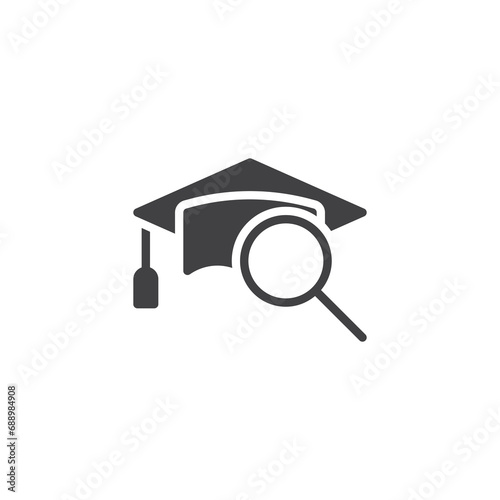 Science research vector icon