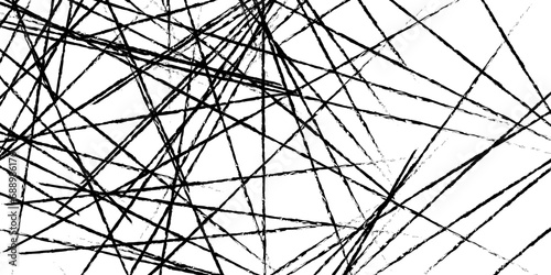 Abstract pattern black random stripe background diagonal chaos line angle