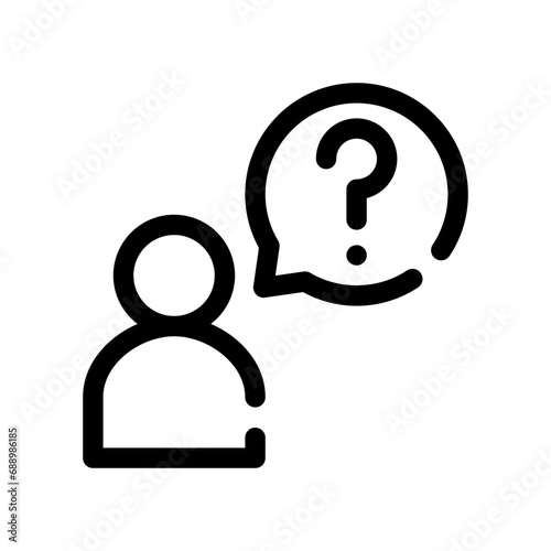 question line icon