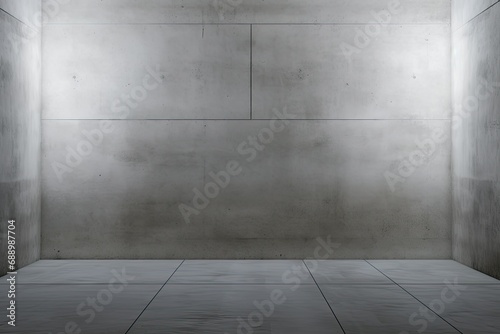 concrete wall and concrete floor