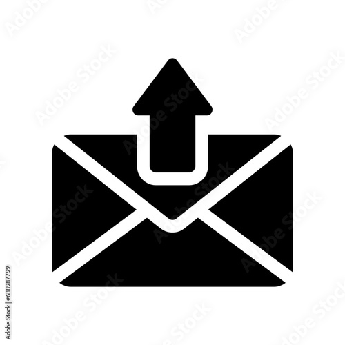 sent glyph icon