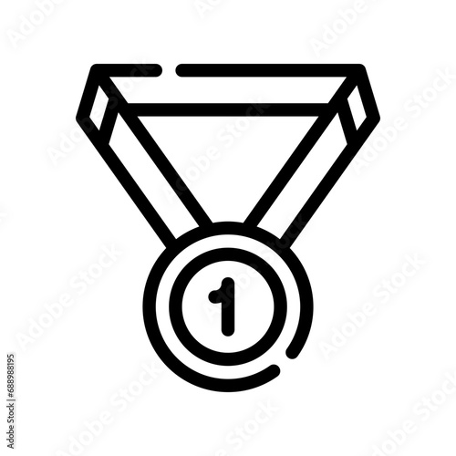 medal line icon