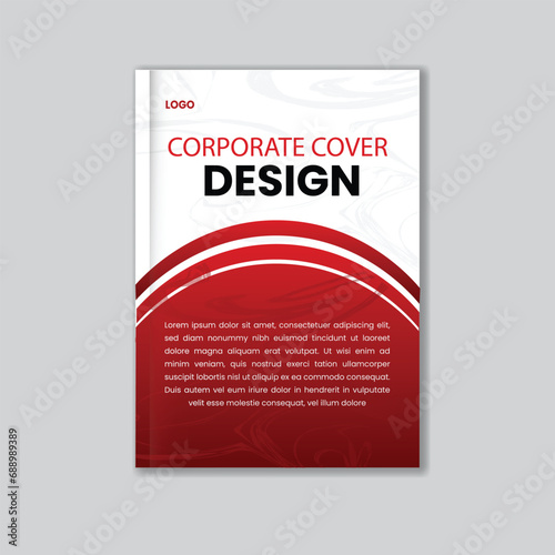 Background Business Book Cover Design Template