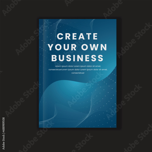 Background Business Book Cover Design Template © SharminAkter