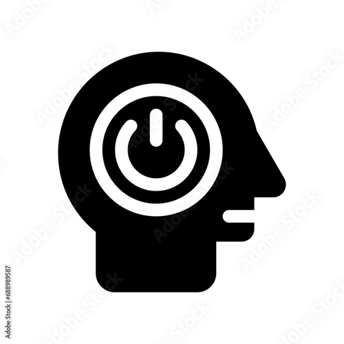 willpower glyph icon
