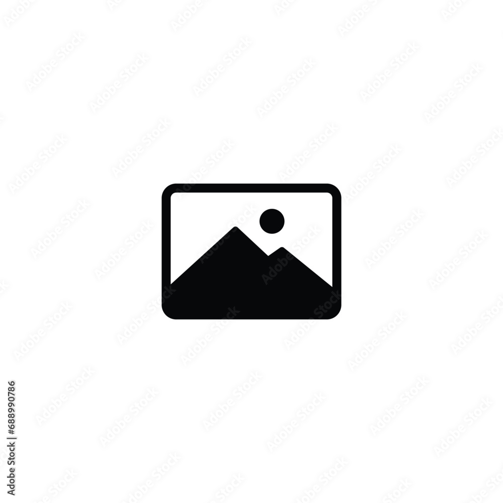 Picture icon, image sign vector for web site Computer and mobile app Picture icon, image sign vector for web site Computer and mobile app