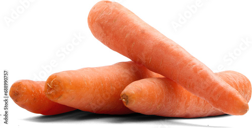 Carrots are a super food that provides invaluable health benefits through beta carotene and insoluble fiber. photo