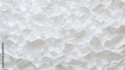 Closeup white Styrofoam foam texture background