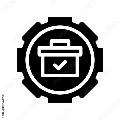 ballot glyph icon