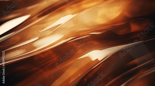 Abstract macro dark brown polycarbonate texture background