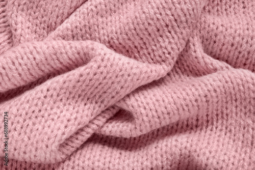 Pink knit background