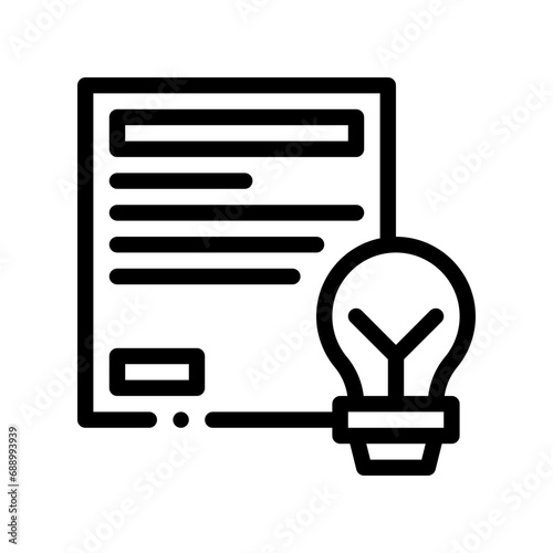 patent line icon