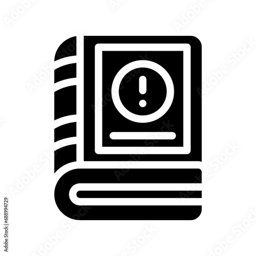 rules glyph icon