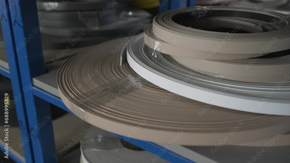 Edge Banding furniture. Furniture edges and plywood cuttings for use as