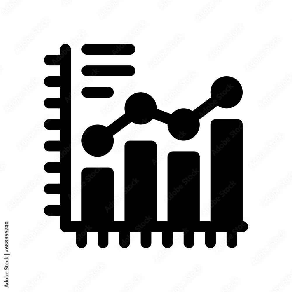 statistics glyph icon statistics glyph icon