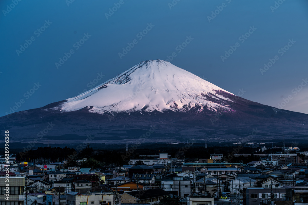 富士山　夜明け