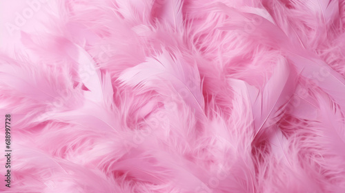 Beautiful background of pink feathers.