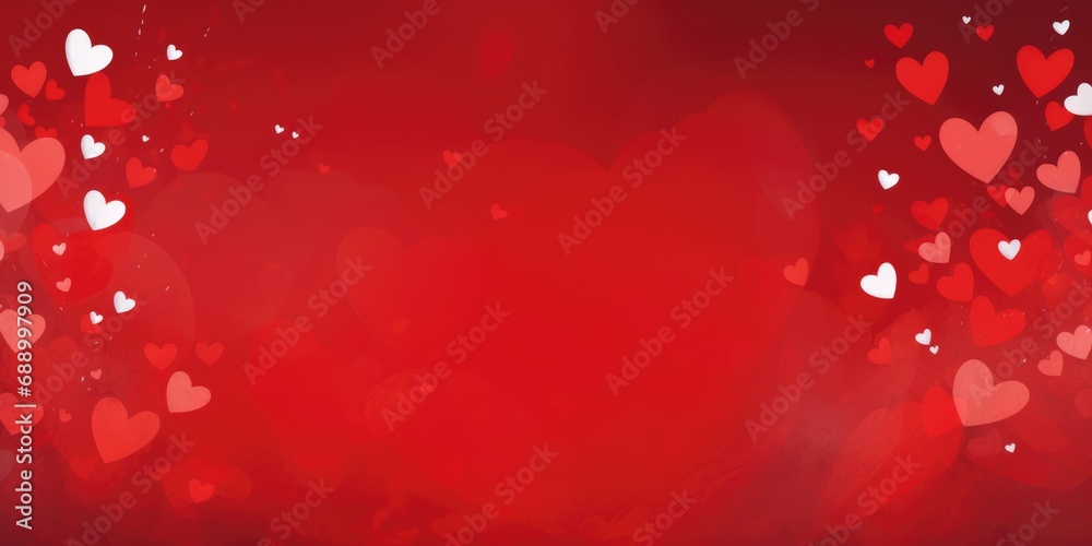 hearts and red background with copy space for lovely text and relationship valentines day wallpaper