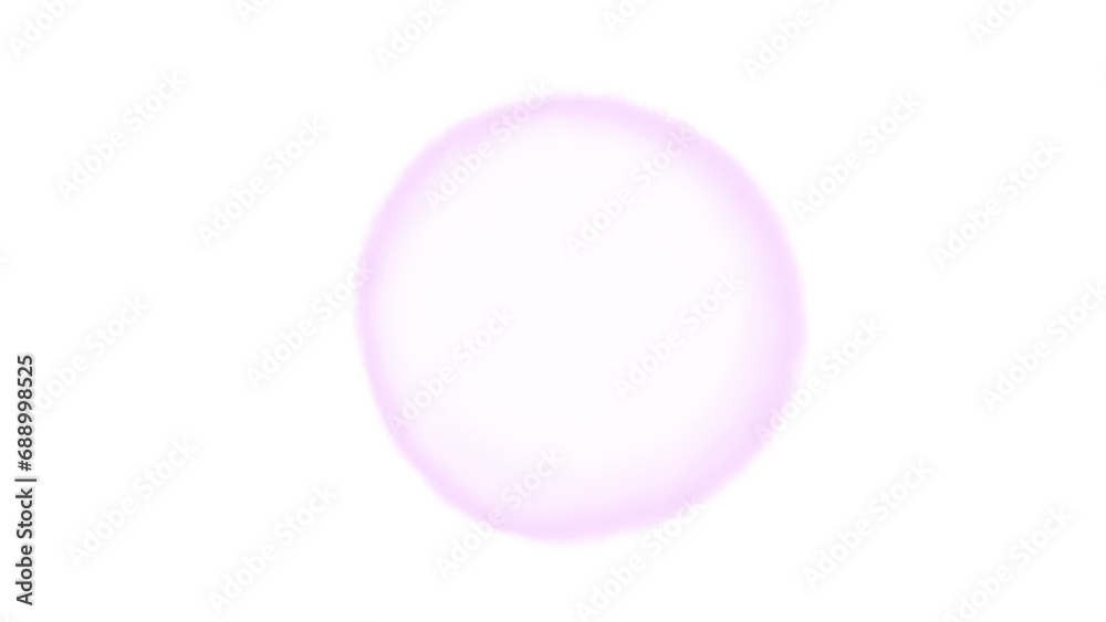 Obraz premium ふわふわとした丸(ピンク)