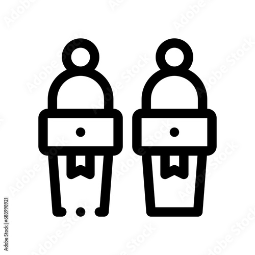 politics line icon