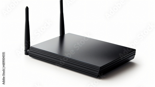 Black wireless modem photo