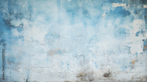 Blue vintage plaster wall background