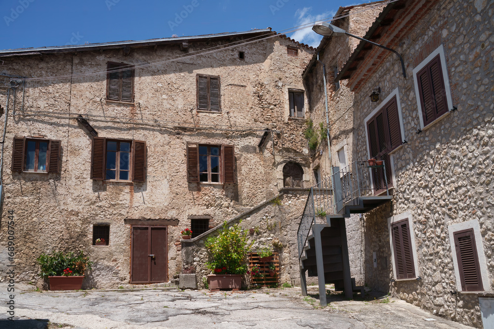 Fiamignano, old village in Rieti province