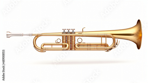 Brass trombone