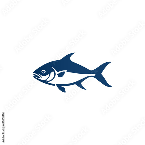 simple Fish icon vector illustration