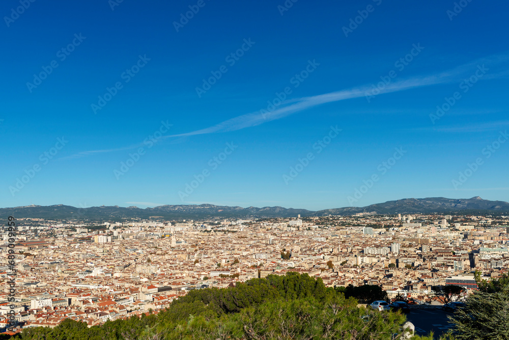 Vue panoramique de la ville de Marseille