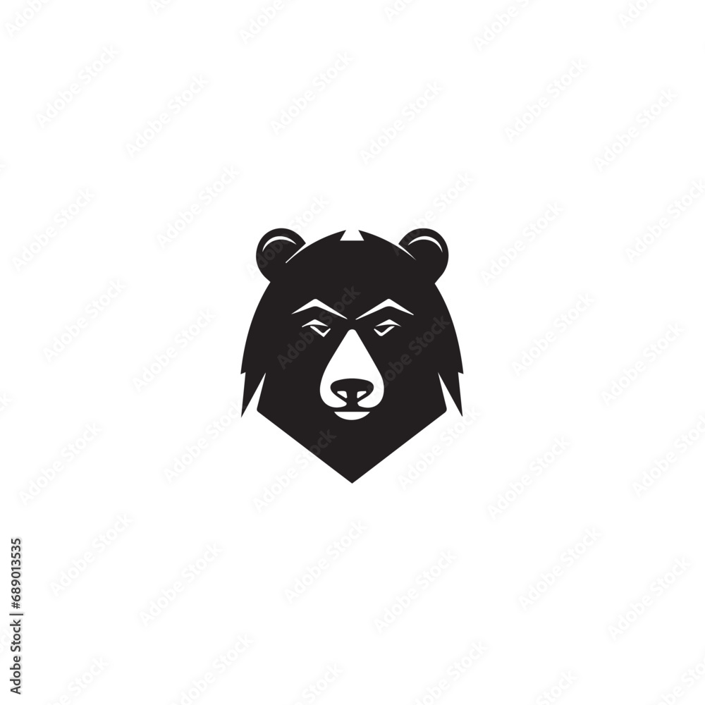 Bear in cartoon, doodle style. Isolated 2d vector illustration in logo, icon, sketch style, Eps 10, black and white. AI Generative Bear in cartoon, doodle style. Isolated 2d vector illustration in logo, icon, sketch style, Eps 10, black and white. AI Generative