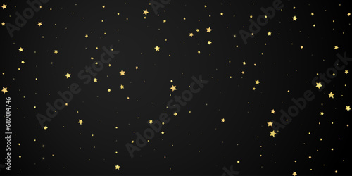 Magic stars vector overlay.  Gold stars scattered