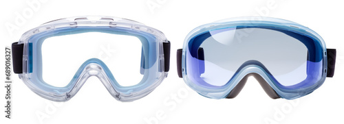 A snow goggle on a white transparent background photo
