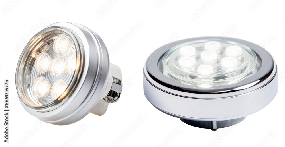 An illuminated lamp on a white transparent background An illuminated lamp on a white transparent background