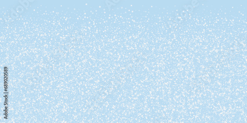 Snowy christmas background. Subtle flying snow