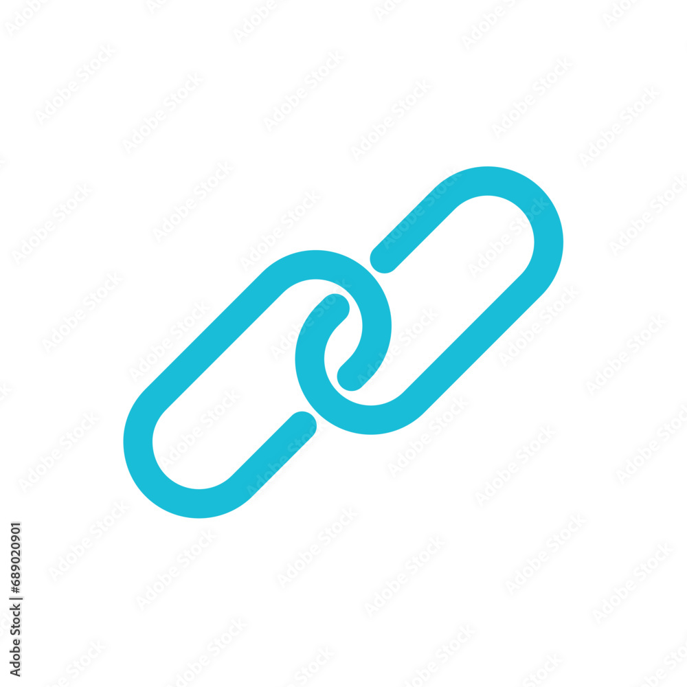 Bond, connection, link, chain icon. From blue icon set. Bond, connection, link, chain icon. From blue icon set.