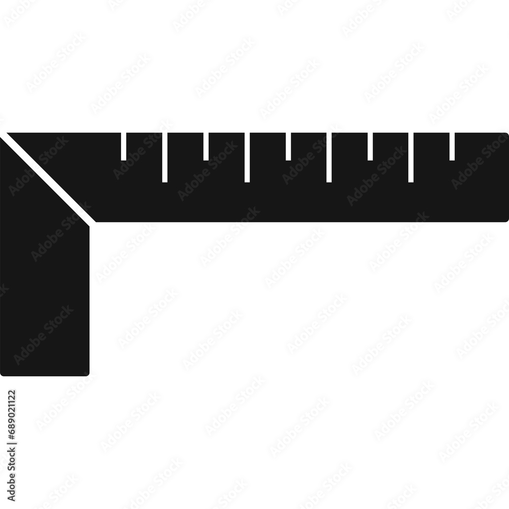 Ruler Icon Filled Style Ruler Icon Filled Style