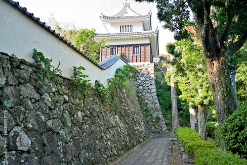 平戸城石垣と地蔵坂櫓 長崎県平戸市